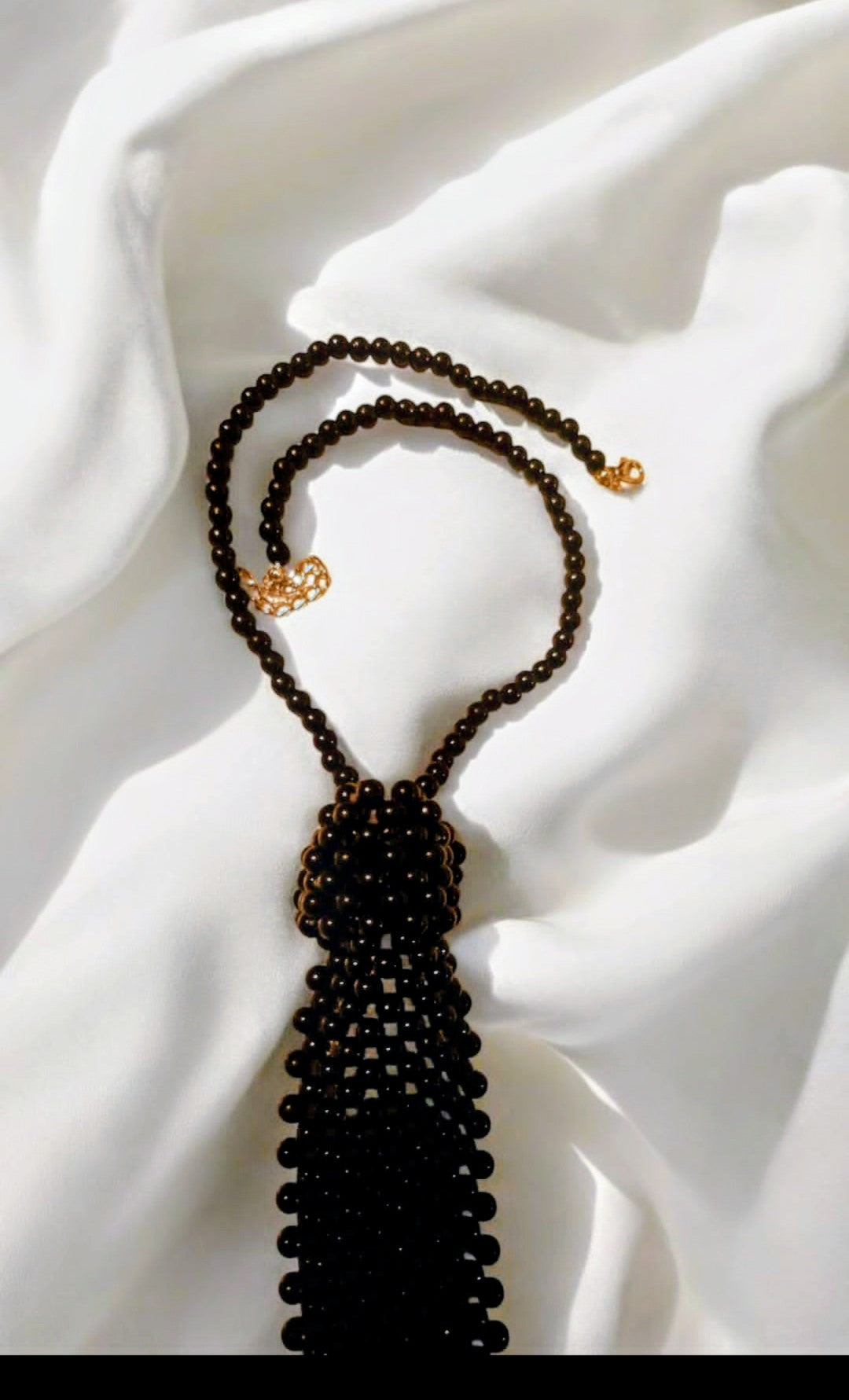 Perle noire - cravate coréenne