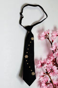 Girly - Cravate coréenne fleurie